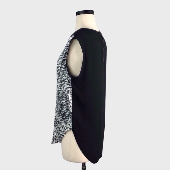 Helmut Lang Resid Print Satin Top - Picture 4 of 6